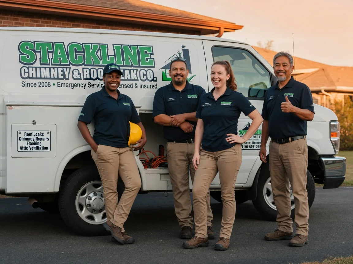 Chimney flashing repair company in Sarepta, LA